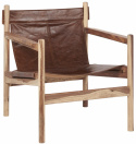 Sessel - Holz / Leder