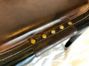 Vintage Esszimmerstuhl - Leder / Eisen