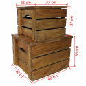 Aufbewahrungsbox - Holz 2 Stk