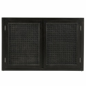 Wandschrank \'Teak\' - Schwarz