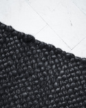 Teppich \'Hanf\' 90x60 - Schwarz