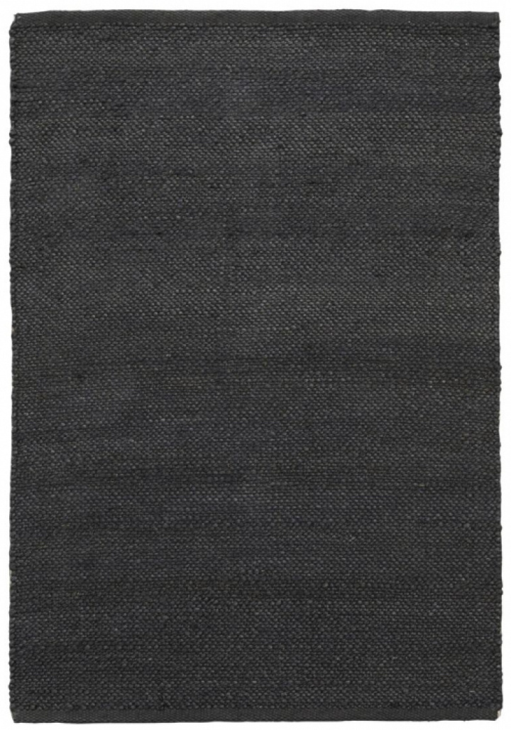 Teppich \'Hanf\' 130x85 - Schwarz in der Gruppe DEKORATION / Teppiche / Juteteppiche bei Reforma (257810032)