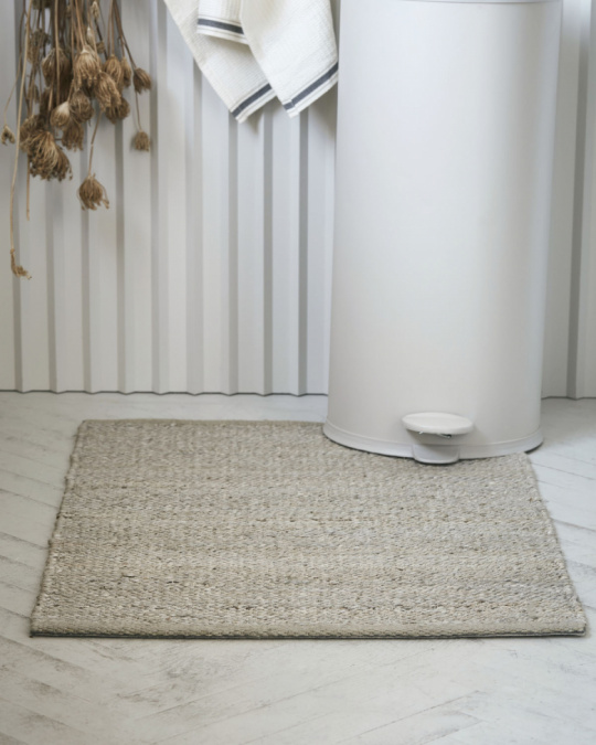Teppich \'Hempi\' 90x60 - Hellgrau