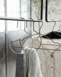 Runde Kleiderbügel \'Wire\' - Hellgrau