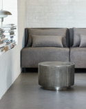 Couchtisch \'Rota\' 35x50cm - Gebürstetes Silber