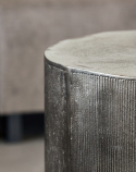 Couchtisch \'Rota\' 35x50cm - Gebürstetes Silber