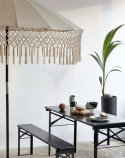 Tische und Bänke \'Garden\' 220x60cm - Schwarz