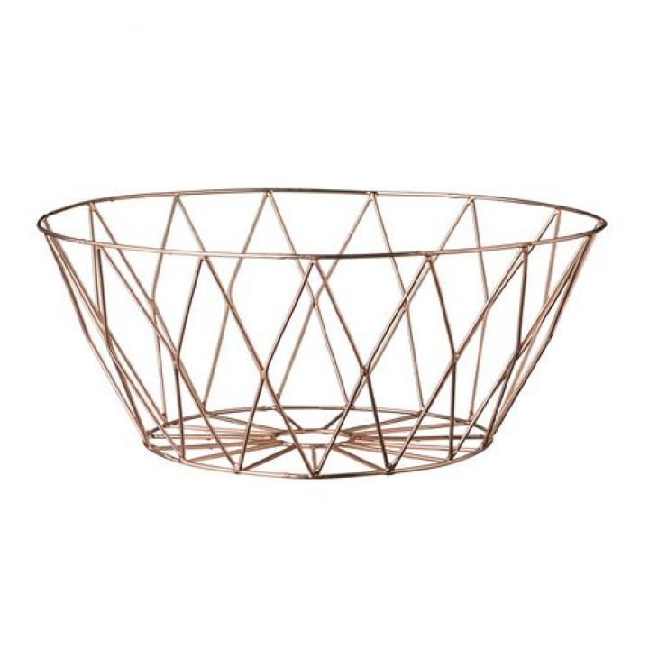 Brotkorb - Kupfer - Bloomingville