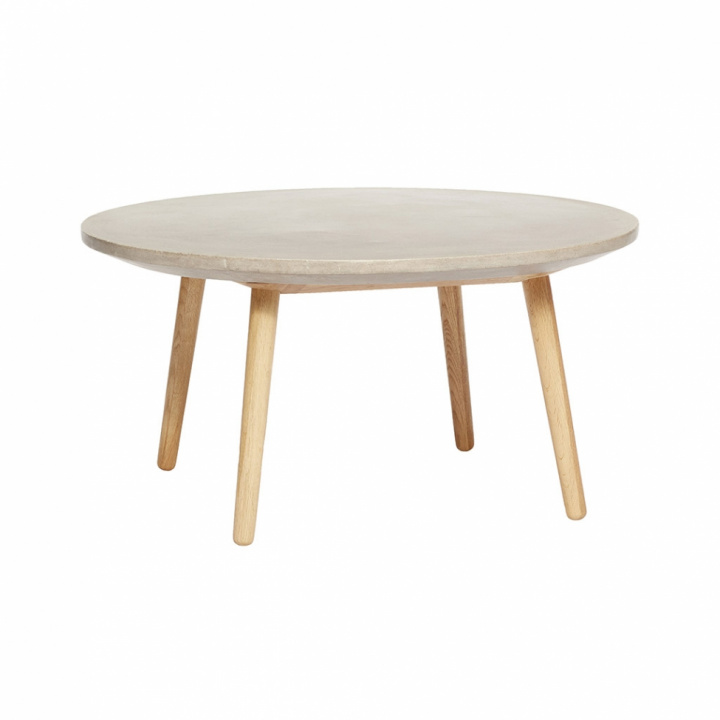 Couchtisch 'Beton' - Beton / Eiche - Hubsch