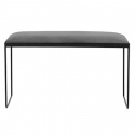 Bank \'Gorm\' - Grau / Schwarz 85 cm