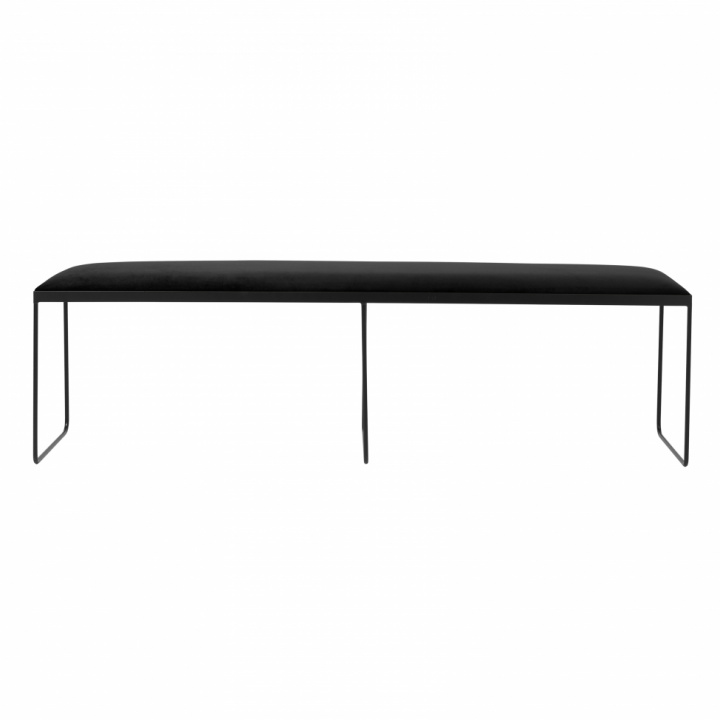 Bank 'Gorm' 170 cm - Schwarz