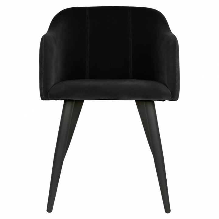 Stuhl mit Armlehnen 'Pernilla' - Schwarz