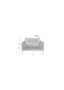 Sessel \'Loveseat\' - Latte