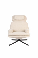 Sessel \'Tyler\' - Elfenbeinweiß