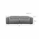 Sofa \'Flügel\' -Weiß 