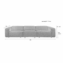 Sofa \'Wings\' 4-5 Sitze - Braun