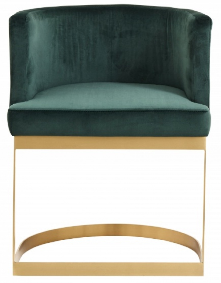 Esszimmerstuhl - Grönn / flöyel in der Gruppe bei Reforma (3266)