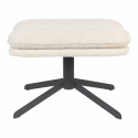 Hocker \'Tyler\' - Elfenbeinweiß