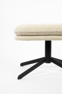 Hocker \'Tyler\' - Elfenbeinweiß