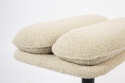 Hocker \'Tyler\' - Elfenbeinweiß