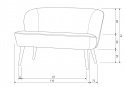 Sofa \'Sara\' - Grün/Samt