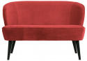 Sofa \'Sara\' - Rot/Samt