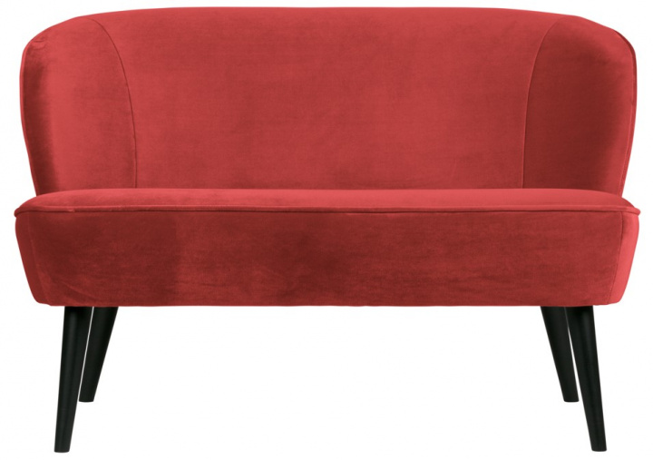 Sofa 'Sara' - Rot/Samt