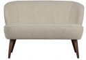 Sofa \'Sara\' - Elfenbeinfarben/Samt