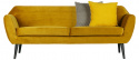 Sofa \'Rocco\' - Ocker/Samt
