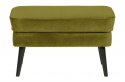 Hocker \'Rocco\' - Olive / Samt