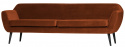 Sofa \'Rocco\' - Rost/Samt