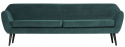 Sofa \'Rocco\' - Petrol/Samt
