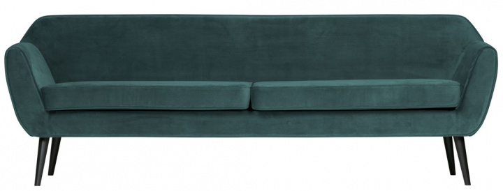 Sofa 'Rocco' - Petrol/Samt