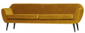 Sofa \'Rocco\' - Ocker/Samt