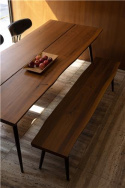 Bank \'Alagon\' 180x40cm - Braun