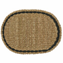 Fußmatte \'Oval\' - Schwarz