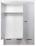 Kleiderschrank \'Connect\' - Grau