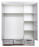 Kleiderschrank \'Connect\' - Grau