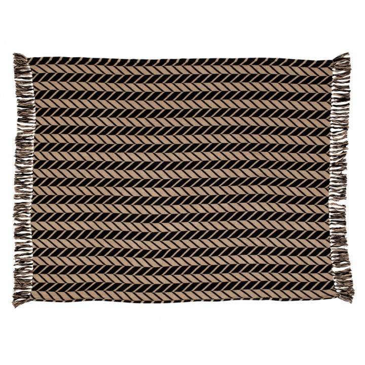 Plaid 'Chevron' - Schwarz
