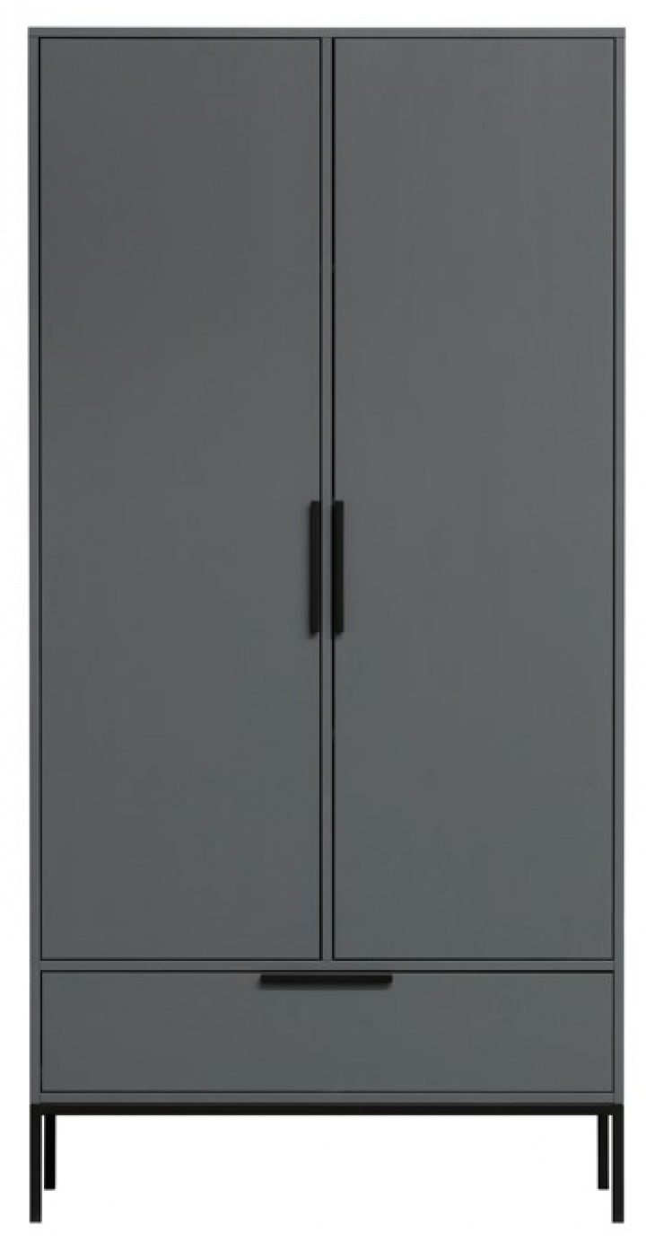 Schrank 'Adam' - Stahlgrau