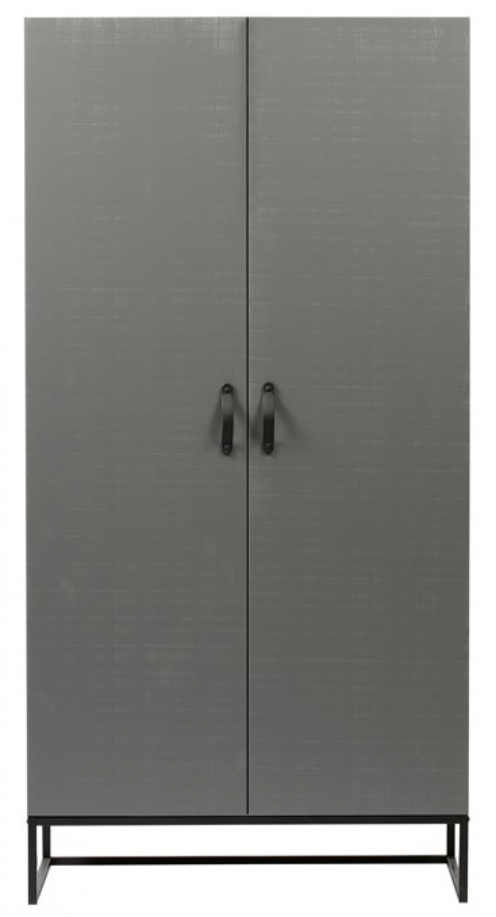 Kleiderschrank \'Morris\' - Grau in der Gruppe MBEL / Regale & Aufbewahrung / Schrnke und Sideboards bei Reforma (373394-L)