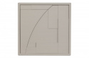 Gemälde \'Fiona\' 60x60 - Grau