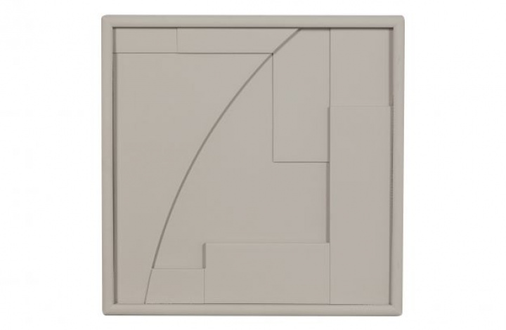 Gemälde \'Fiona\' 60x60 - Grau in der Gruppe Einrichtung / Dekoration / Poster & Prints bei Reforma (373455-M)