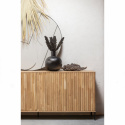 Sideboard \'New Gravure\' 200cm - Eiche/Schwarz