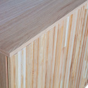 Sideboard \'New Gravure\' 200cm - Eiche/Schwarz