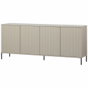 Sideboard \'New Gravure\' 200cm - Beige/Schwarz