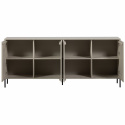 Sideboard \'New Gravure\' 200cm - Beige/Schwarz