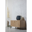 TV-Ständer \'New Gravure\' 100 cm - Eiche/Schwarz
