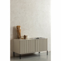 TV-Ständer \'New Gravure\' 100 cm - Beige/Schwarz