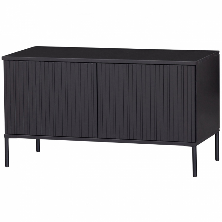 TV-Ständer \'New Gravure\' 100 cm - Schwarz/Schwarz in der Gruppe Möbel / Regale & Aufbewahrung / TV-Möbel bei Reforma (373472-Z)